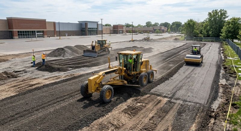 Parking Lot Leveling in Davis County, UT