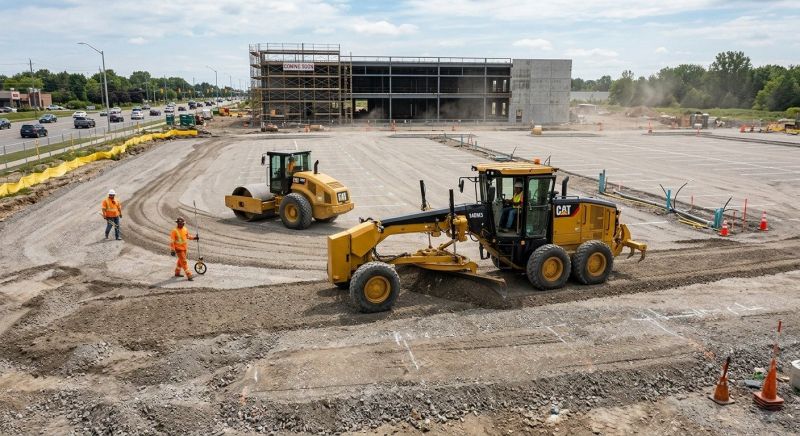 Parking Lot Excavation in South Houston, TX